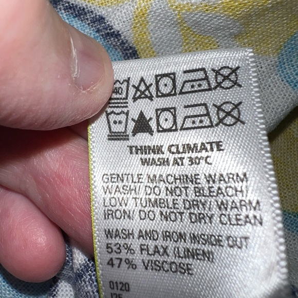 M&S Collection Linen Blend Shift Dress - Picture 10 of 11